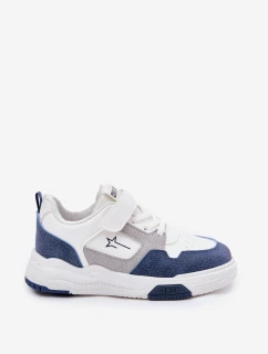 Lehké dětské sneakersy Big Star RR374052 Bílo-Modré