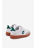 Dětské tenisky na suchý zip Lotto Vintal MF 2600252K Bílomodré-zelené