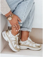 Dámské tenisky s plochou podrážkou GLISSWALK gold FashionStreet ZY1002 Dámské tenisky s plochou podrážkou GLISSWALK gold FashionStreet ZY1002