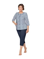 Dámské pyžamo Martel Maria Ii 201 3/4 3XL-4XL