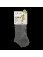 Krátké dámské bambusové ponožky BAMBUS AIR LADIES IN-SHOE SOCKS - BELLINDA - šedá