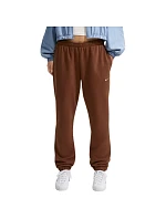 Dámské kalhoty Nike Studio Fleece světle hnědé IM8076 259 Dámské kalhoty Nike Studio Fleece světle hnědé IM8076 259