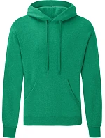 Fruit of the Loom Classic Hooded Sweat Mikina s kapucí 16.2208 heather green Fruit of the Loom Classic Hooded Sweat Mikina s kapucí 16.2208 heather green