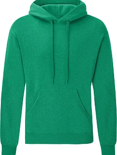 Fruit of the Loom Classic Hooded Sweat Mikina s kapucí 16.2208 heather green