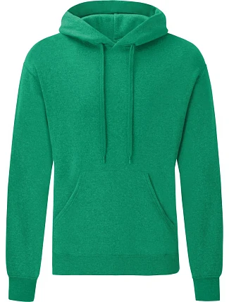 Fruit of the Loom Classic Hooded Sweat Mikina s kapucí 16.2208 heather green Fruit of the Loom Classic Hooded Sweat Mikina s kapucí 16.2208 heather green