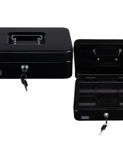 KOVOVÁ KAZETA NA DOKUMENTY 25x8,5x18 cm BLACK + DECKER