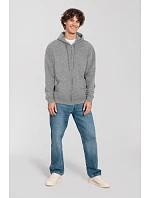 Fruit of the Loom Iconic Premium Hooded Sweat Jacket Mikina s kapucí z těžké bavlny 16.2286 athletic heather Fruit of the Loom Iconic Premium Hooded Sweat Jacket Mikina s kapucí z těžké bavlny 16.2286 athletic heather