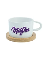 MILFKA - bílý hrníček makronka 200 ml MILFKA - bílý hrníček makronka 200 ml