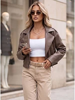 Dámská kožená bunda ve stylu Ramones značky Fango FashionStreet TY5953