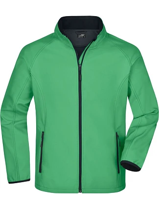 Daiber JN 1130 Pánská 2-vrstvá promo softshellová bunda 02.1130 green/navy Daiber JN 1130 Pánská 2-vrstvá promo softshellová bunda 02.1130 green/navy