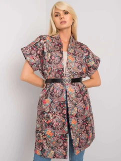 Dámský přehoz DHJ PL 6025A.24X černý a červený