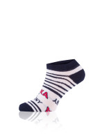 Ponožky FISH - tmavě modrá/bílá/červená