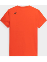 Pánské tričko 4F H4L22-TSM010 oranžové