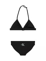 Dívčí soupravy plavek TRIANGLE BIKINI SET KY0KY00065BEH - Calvin Klein