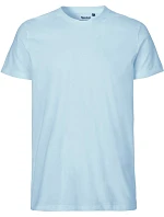 Neutral O 61001 Pánské tričko z bio bavlny 77.6101 light blue