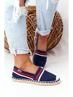 Espadrilky Na Pletené Podrážce Big Star HH274483 Tmavě Modre
