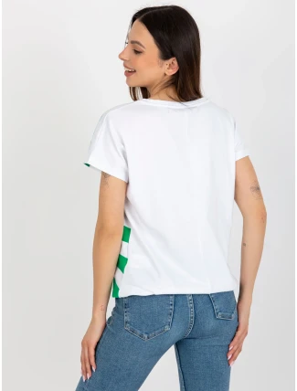 Halenka RV BZ 8741.93 bílá a zelená Halenka RV BZ 8741.93 bílá a zelená