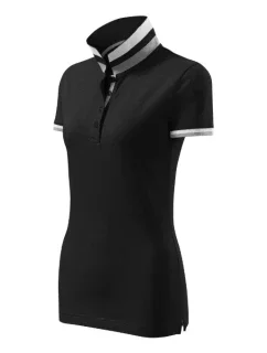 Collar Up polokošile dámská černá