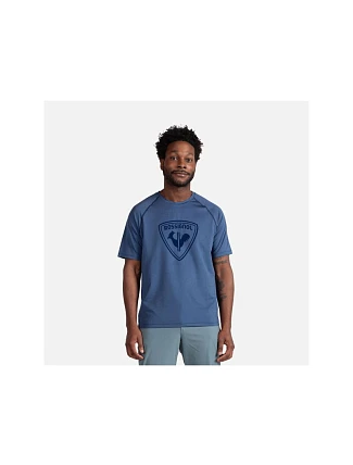 Pánské tričko ROSSIGNOL Westweg Shield Tee, tmavě modré