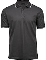 Tee Jays TJ 1407 Pánské elastické piqué polo "Stripe" 18.1407 dark grey/white Tee Jays TJ 1407 Pánské elastické piqué polo "Stripe" 18.1407 dark grey/white