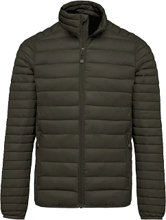Kariban K 6120 Lehká pánská prošívaná bunda 20.6120 dark khaki