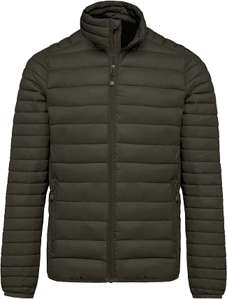 Kariban K 6120 Lehká pánská prošívaná bunda 20.6120 dark khaki Kariban K 6120 Lehká pánská prošívaná bunda 20.6120 dark khaki