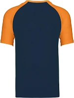 Kariban K 330 Baseballové tričko 20.K330 navy/orange Kariban K 330 Baseballové tričko 20.K330 navy/orange