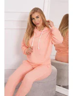 Souprava mikiny s kapucí meruňková Souprava mikiny s kapucí meruňková