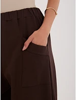 RV DR 9719 1.22 tmavě hnědé tepláky