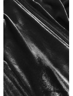 Černý dámský velurový dres s lampasy (81223)