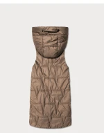 Tenké rukávy s kontrastním lemováním Goodlookin brown (B8583-101)