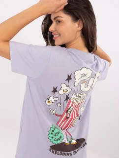 Tričko D12022AI02645S světle fialové