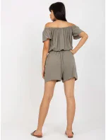 Kombinéza D73781M62266KA khaki barva Kombinéza D73781M62266KA khaki barva