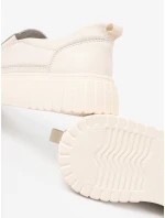 Exkluzívní polobotky hnědé dámské platforma Exkluzívní polobotky hnědé dámské platforma