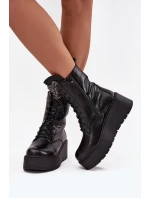 Boty na klínovém podpatku  model 219568 Step in style