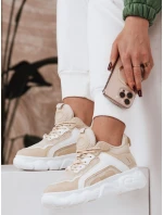 Dámské tenisky TIRA beige FashionStreet ZY0107 Dámské tenisky TIRA beige FashionStreet ZY0107