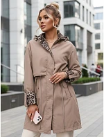 Dámská přechodná bunda PANTER moka FashionStreet TY5658