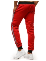 Pánské tepláky červené UX3536