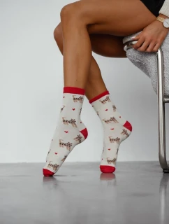 Milena ponožky 0200-196 Malé kočky Srdce 37-41