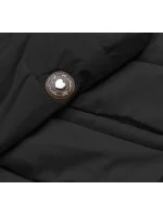 Černá péřová dámská zimní bunda (CAN-865)
