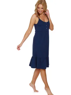 Dámská těhotenská košile 7244 dark blue - Doctornap
