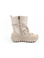 Lee Cooper dámská sportovní obuv zimní trekingová zateplená béžová přírodní kůže dámské
