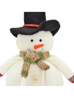 OZDOBNÝ SNĚHULÁK 23CM KLOBOUK