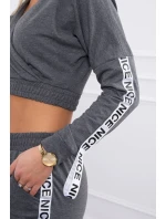 Sada s ozdobnými pásky grafitová melanž Sada s ozdobnými pásky grafitová melanž