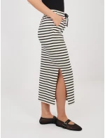 Sukně D12127M50254A světle béžová Sukně D12127M50254A světle béžová