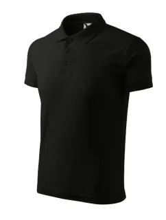 Pique Polo polokošile pánská černá