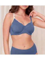 Dámská plavková podprsenka Summer Allure W sd 01 modré/ecru - Triumph Dámská plavková podprsenka Summer Allure W sd 01 modré/ecru - Triumph