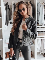 Dámská kožená bunda ROCKMISS černá FashionStreet TY4965