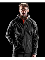 Result R 118X 3-vrstvá softshell bunda "IceFell" s kapucí 30.118X grey/black