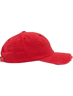 Flexfit 6245CM 6 panelová bavlněná keprová kšiltovka 55.6245 red